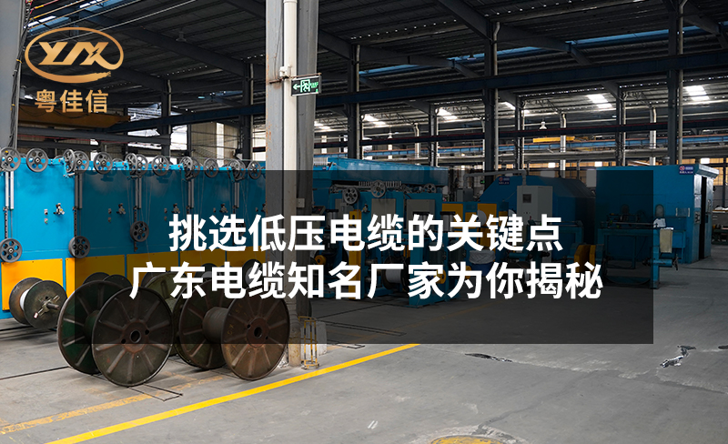 挑選低壓電纜的關(guān)鍵點(diǎn)，廣東電纜知名廠家粵佳信為你揭秘